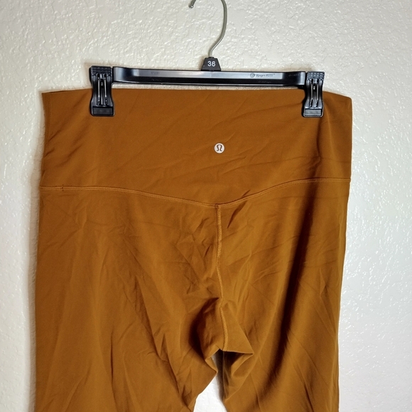 Lululemon Align High-Rise Crop 21"Copper Brown Sz 20 - Picture 6 of 9